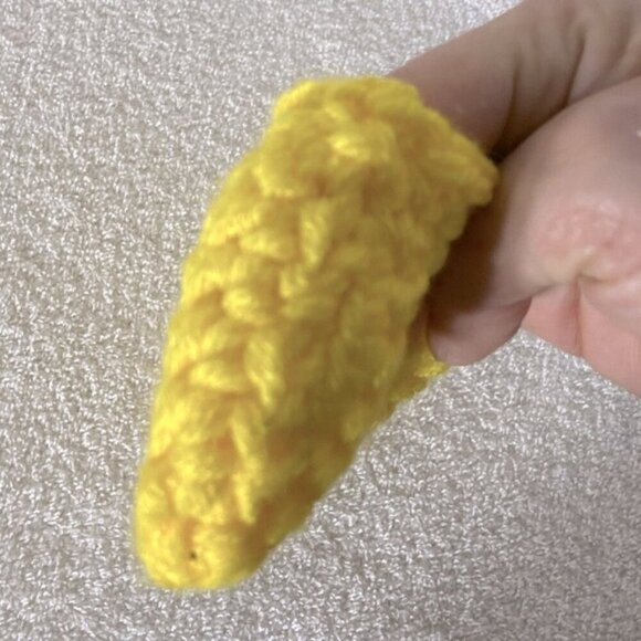 Vintage Handmade Yellow Crochet Knit Slip On Slippers - Picture 6 of 9